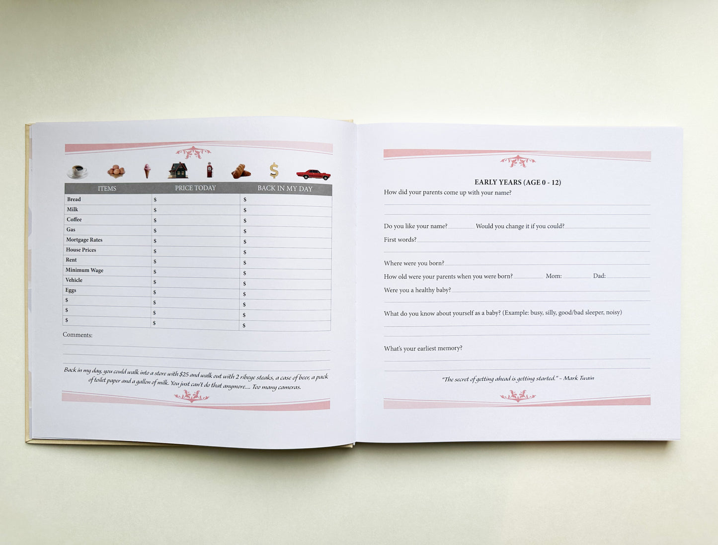 Mom - Guided Life Story Book