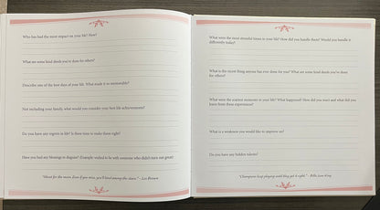Back in My Day - Mom Story Memory Book